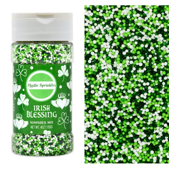 Mystic Sprinkles Irish Blessing Nonpareil Mix 4 oz.