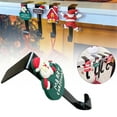 thumbnail image 2 of Gnwei Christmas Stocking Holders for Mantle, Stocking Hangers for Mantel, Non-Skid Stocking Hangers, Lightweight Stocking Hooks for Fireplace Home Party Decor, 2 of 4