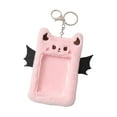 thumbnail image 4 of Llavero con forma de tarjeta fotográfica de peluche de dibujos animados, funda protectora para bolso, colgante Rosado, 4 of 9