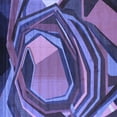 thumbnail image 1 of Ahgly Company Indoor Square Abstract Blue Contemporary Area Rugs, 8' Square, 1 of 4