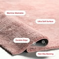 thumbnail image 3 of nuLOOM Loni SuperiorWash Solid Machine Washable Shag Area Rug, 5' x 8', Loni Pink, 3 of 10