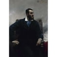 thumbnail image 2 of Albert Besnard 14x18 Gold Ornate Wood Frame and Double Matted Museum Art Print Titled - Portrait of Andre Wormser (1851-1926), Pianist and Composer (1877), 2 of 4