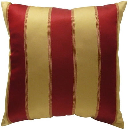 Better Homes and Gardens Amedori Stripe 18"x18" Decorative Pillow, Brown