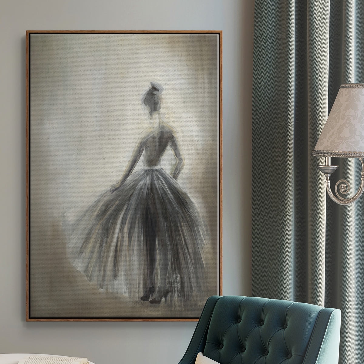 Over in the Light Framed Premium Gallery Wrapped Canvas - Ready to Hang