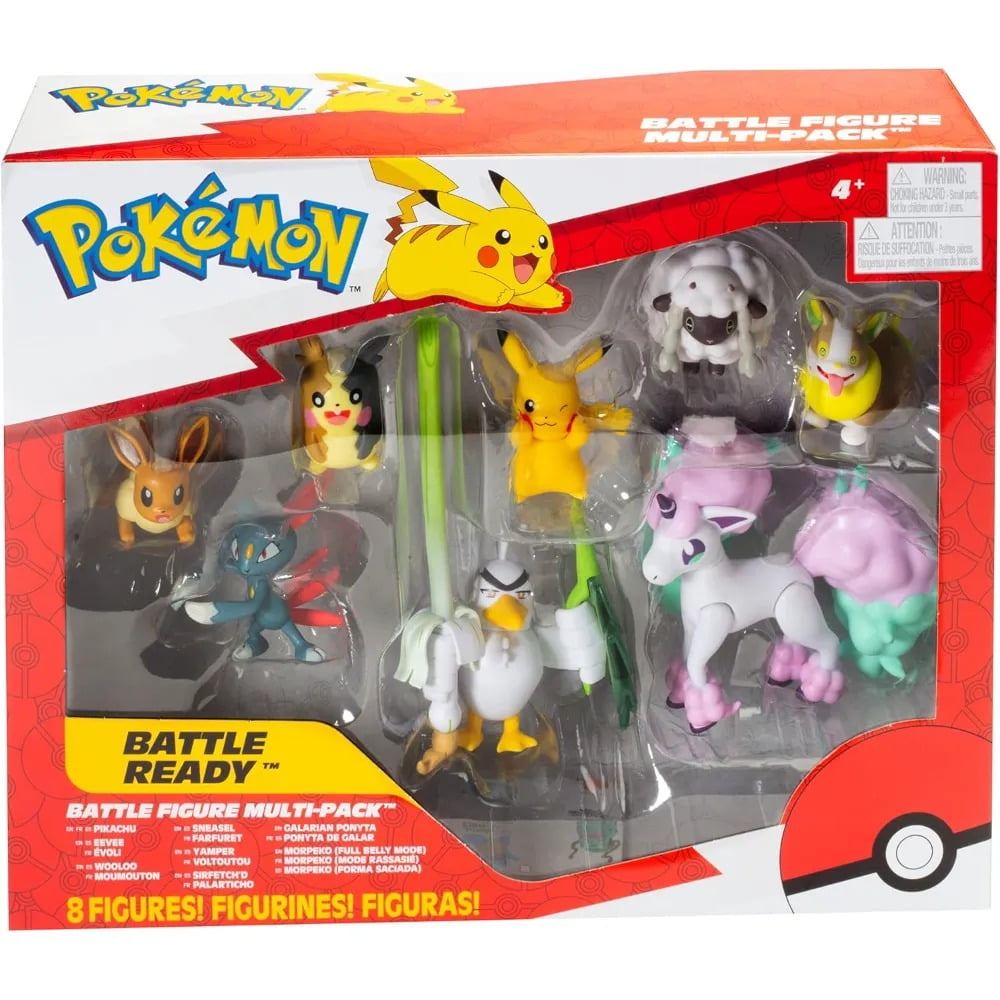 ポケモン　バトルフィギュア　BATTLE FIGURE MULTI-PACK™ Jazwares Pokemon Battle Figure Multi-Pack - 6 Piece Playset