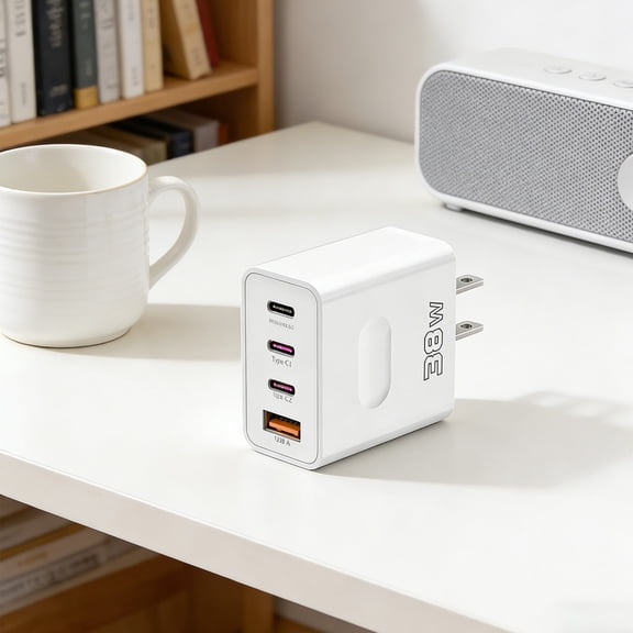 Werulen USB Charging Head Adapter, Multi Device Charging Plug, Compatible with Phone Tablet Headphone, Portable Travel Charger, Home Daily Charging Accessory