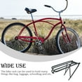 thumbnail image 4 of Folded Bike Rear Rack Removable Professional Reusable Washable Cargo Luggage Carrier Shelf Accessories Replacement for Brompton Black, 4 of 8