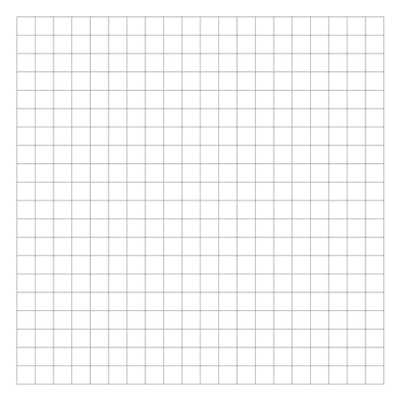 Geyer Instructional Static Cling Graph Paper, 24" x 24"