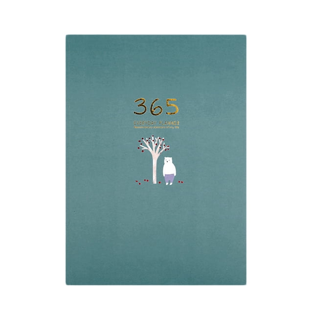 LSLJS Diary Notebook Schedule Book Agenda List Book 365 Days Planner Notebook, Home Accessories