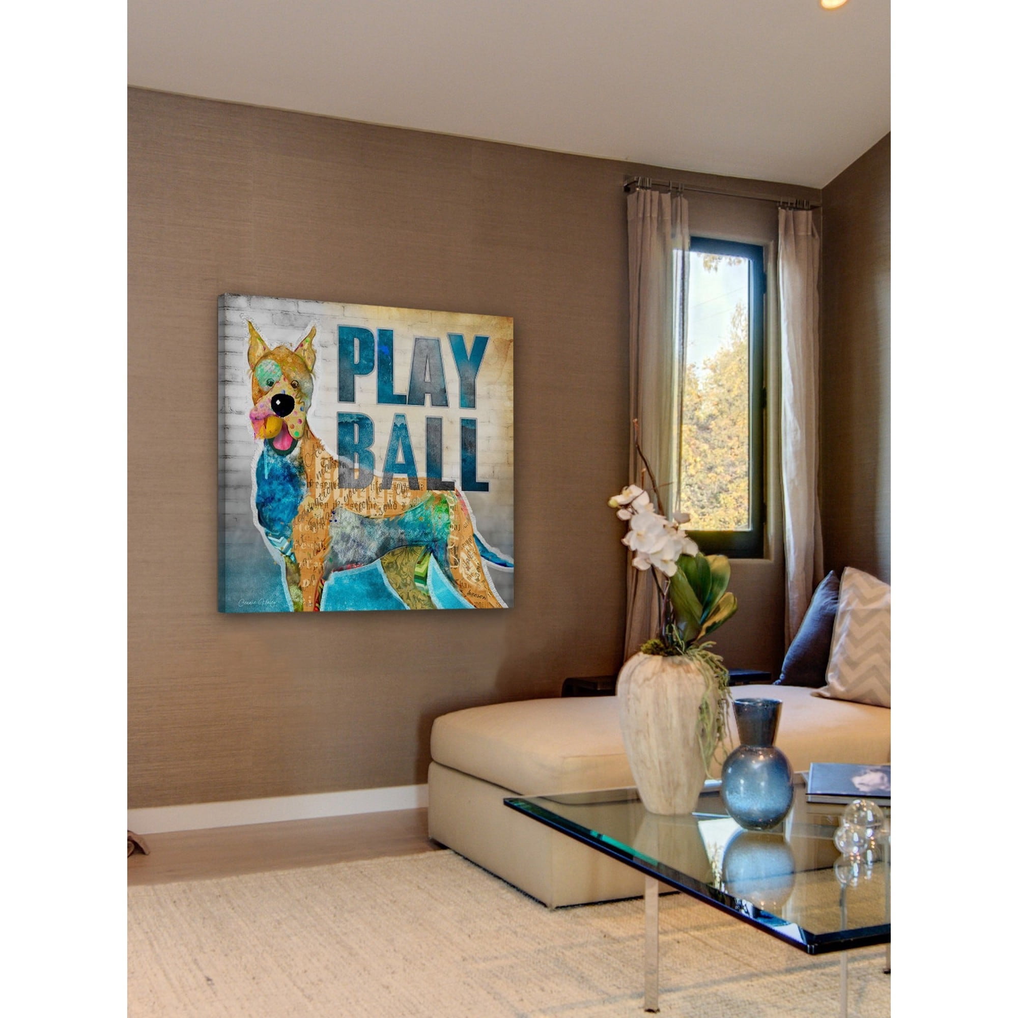 Marmont Hill 'Play Ball' by Connie Haley Painting Print on Wrapped Canvas