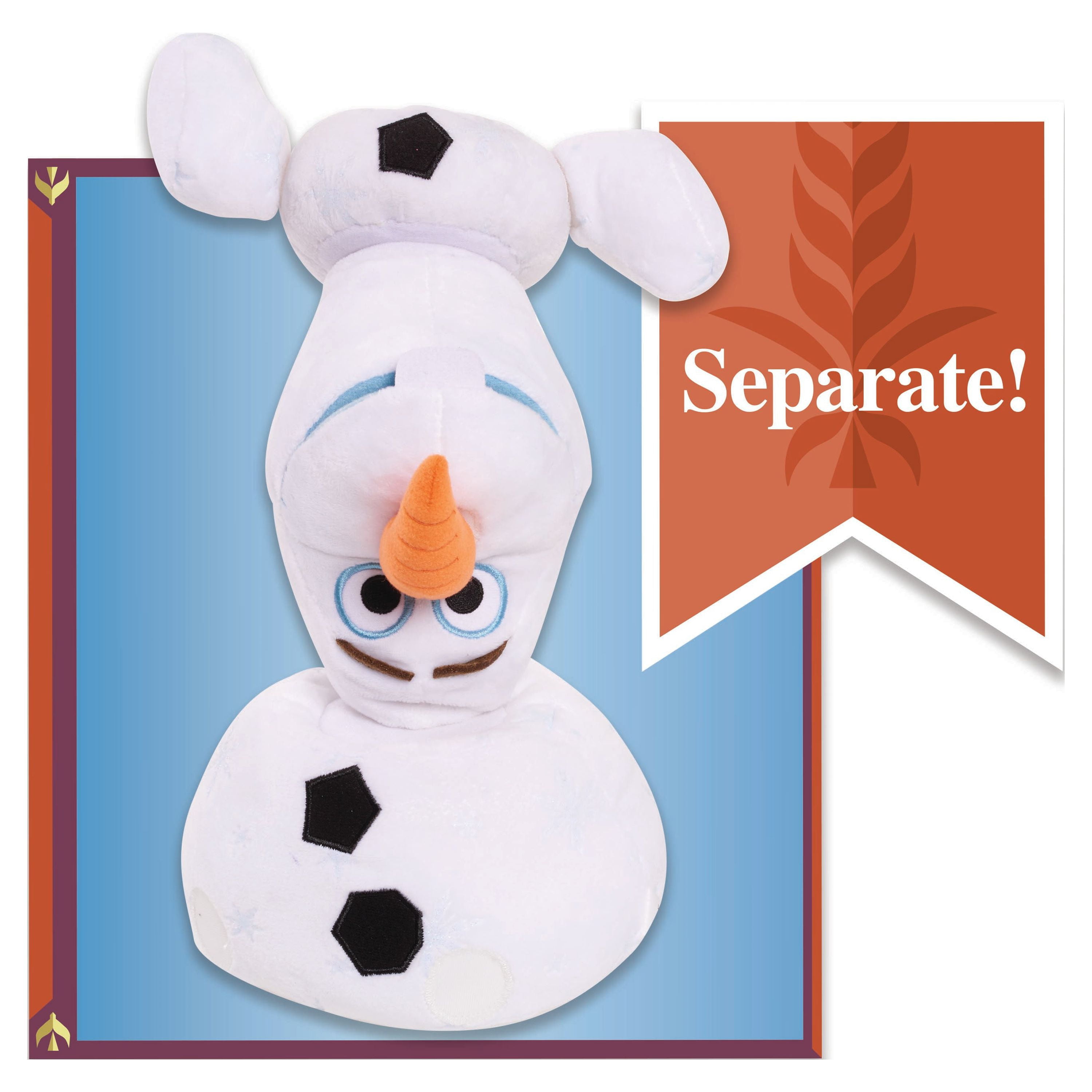 Frozen Disney\'s Officially 2 Shifter Toys Plush, Olaf Up, for Presents Ages 3 Gifts Licensed Kids and Shape
