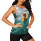 thumbnail image 2 of Balery Underwater Swimming Duck Camiseta sin mangas estampada ligera para mujer, tops de entrenamiento sin mangas, camisetas de yoga transpirables de secado rápido.-XX-Large, 2 of 7