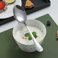 thumbnail image 3 of ReaNea Dinner Spoons 6 Pieces Stainless Steel Table Soup Spoons, Dessert Spoons Sliverware Set, 3 of 7