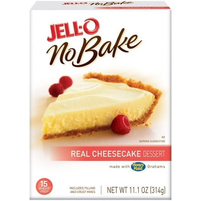 Jell-O No Bake Real Cheesecake Dessert 11.1 oz by