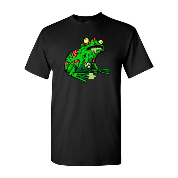 Zombie Frog Undead Animals Adult DT T-Shirt Tee