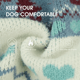 thumbnail image 4 of IECOii Dog Sweater Christmas Warm Dog Sweaters for Medium Dogs Thick Knitted Turtleneck Dog Winter Vest,Beige,M, 4 of 9