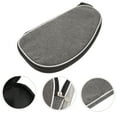 thumbnail image 3 of Miangastore Portable Table Tennis Bat Bag Professional Pong Racket Shell Shaped Storage Bag for Athletes Players (Grey), 3 of 8