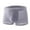 Gray, variant on Plebaso Men's Boxer Briefs See Through Hollow out Underwear Boxers Breathable Lightweight Underpants