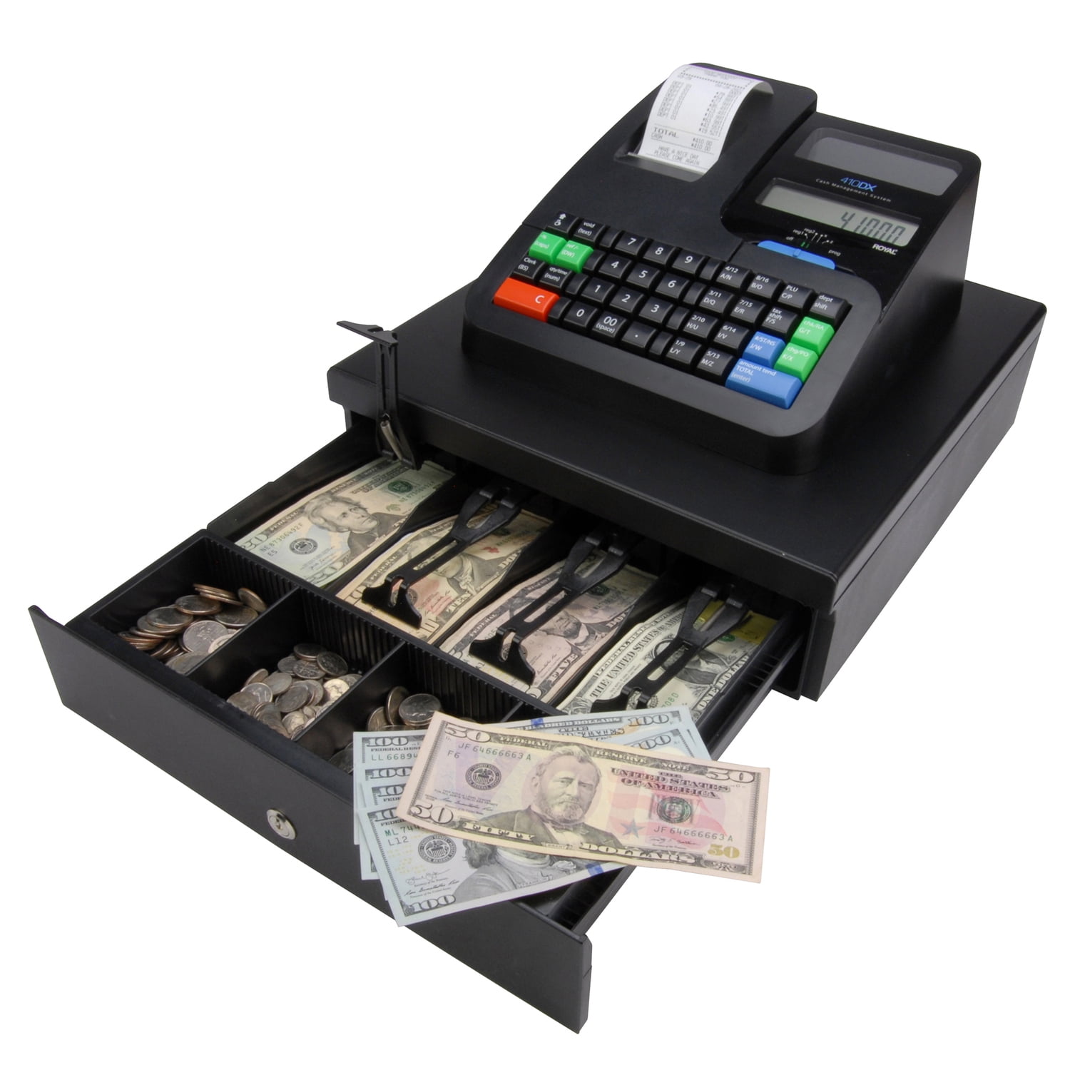 Royal Electronic Cash Register 2000 PLUs Thermal Printing Black