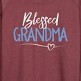 thumbnail image 3 of Instant Message - Blessed Grandma - Women's Lightweight French Terry Long Sleeve Shirt, 3 of 6
