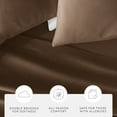 thumbnail image 5 of Super Soft Pillowcase 2-Pack Set Taupe Brown for King Bedding by Comfort Canopy, 5 of 13