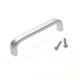 thumbnail image 2 of 10x Puerta Cajón Perilla pequeña sala Manija Armario Hardware Mate Plateado, 2 of 9