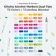 thumbnail image 5 of Marcadores de Alcohol Ohuhu Honolulu B 72 Colores Punta Doble, 5 of 9