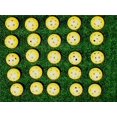 thumbnail image 1 of A99Golf 36pcs Practice Training Balls Air Flow Golf Balls for Driving Range, Swing Practice, Indoor Simulators, Outdoor & Home Use Yellow Floater Water Fun, 1 of 5