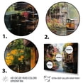 thumbnail image 3 of Designart "Delights at the Floating Market Thailand II" Cityscapes Floater Framed Canvas Art Print, 3 of 7