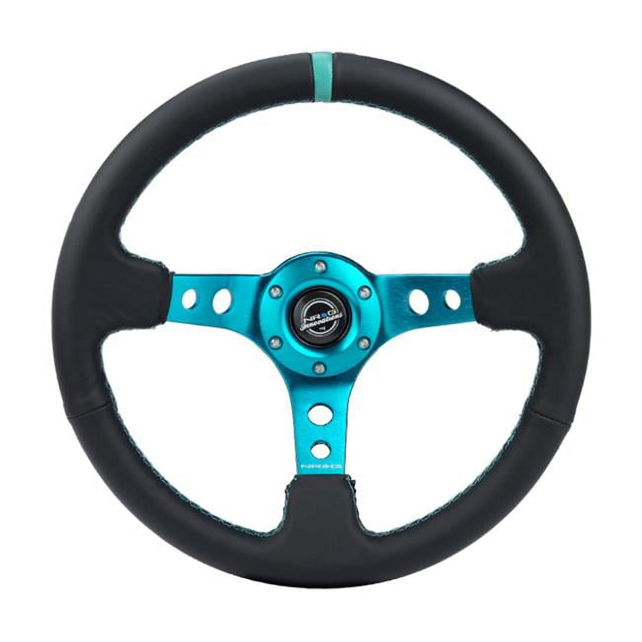 NRG Innovations NRG-RST-002RCF Carbon Fiber Aluminum 6-Bolt 320mm