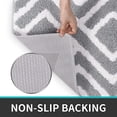 thumbnail image 4 of Luxury Microfiber Bath Mat Non Slip,Absorbent Shaggy Bath Rug for Bathroom and Laundry Room,Machine Wash,16 x24 ,Light Grey, 4 of 6