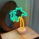 thumbnail image 5 of Lumoonosity Luces de palmera Letreros de neón - Luz de palmera LED alimentada por batería/USB - Lámpara de palmera con soporte - Letrero LED verde y amarillo, 5 of 5