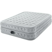 Intex Dura-Beam Deluxe 20" Raised Air Mattress, with Built-in Pump, Queen