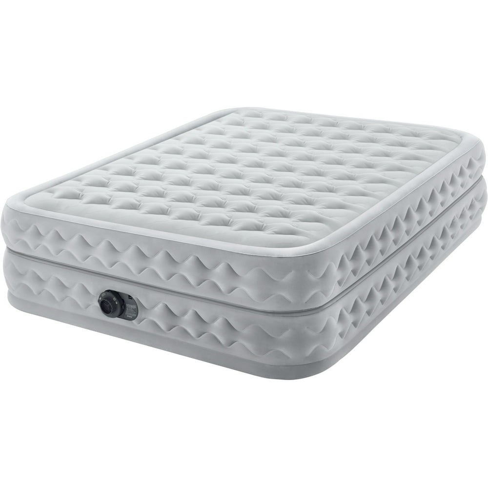 Intex DuraBeam Deluxe 20" Raised Air Mattress, with Builtin Pump
