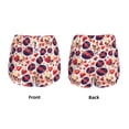 thumbnail image 3 of Salouo rock Skull record heart Print Women's 2 in 1 Running Shorts Double-Layer Shorts Athletic Workout Gym Yoga Shorts Running Shorts for Women-X-Large, 3 of 7