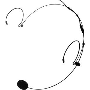 Nady HM-20U Headworn Uni-directional Microphone â Lightweight hands-free microphone use for singers, aerobics instructors, teachers etc, 3.5mm connection, Black color