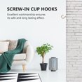 thumbnail image 2 of 20pcs Heavy Duty Copper Plated Metal Screw-In Ceiling Hooks Cup Hooks Hanger, 2 of 5