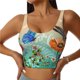 thumbnail image 1 of Balery Colorful Plants And Insects Sujetadores deportivos con espalda cruzada para mujer, acolchados, sin costuras, de alto impacto, ideales para yoga, gimnasio, entrenamiento y fitness.-, 1 of 8