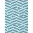 thumbnail image 2 of Addison Rugs Chantille Indoor/Outdoor Transitional Geometric Teal Washable Rectangle Rug, 9' x 12', 2 of 6
