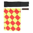thumbnail image 6 of WHAMVOX Hand Flag with Plastic Handle Mini Flag with Waterproof cloth for Football Judge Small Suqre Pattern, 6 of 6