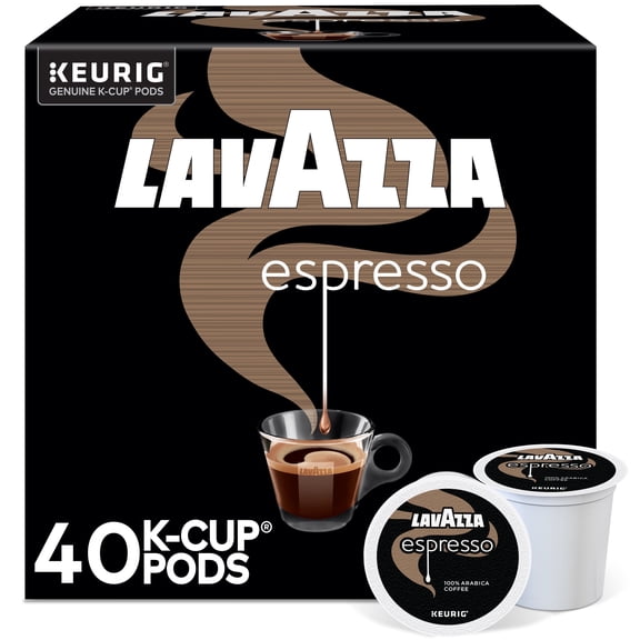 Lavazza Espresso Keurig K-Cup® Pods, Medium Roast, 100% Arabica (40 Pods)
