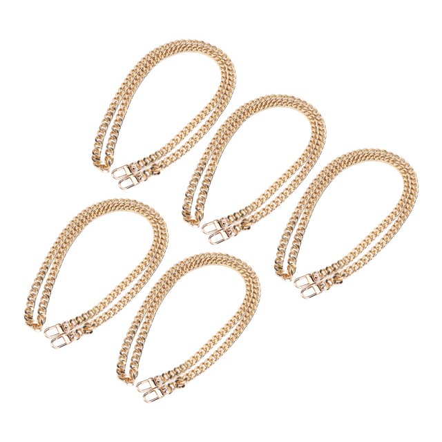 Chain Link, Iron Material 1.2m 5 Pcs Curb Chain For Crafts Gold,Silver,Silver Black
