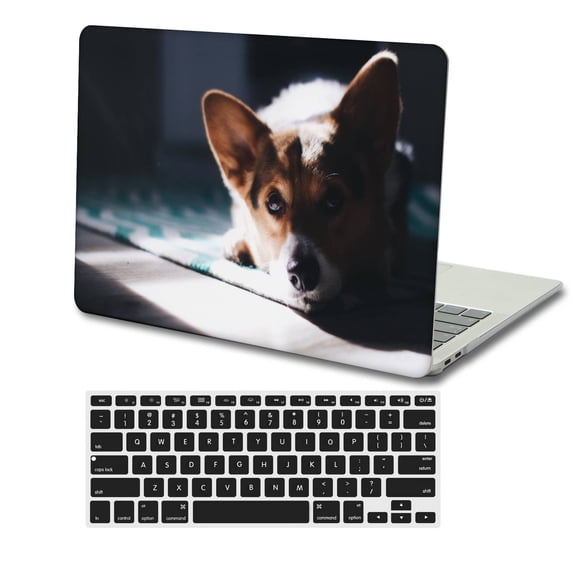 KSK KAISHEK Hard Case Cover for MacBook Air 13" with Not Retina Display No USB-C + Black Keyboard Cover Model: A1466/A1369( Animal A 0072)