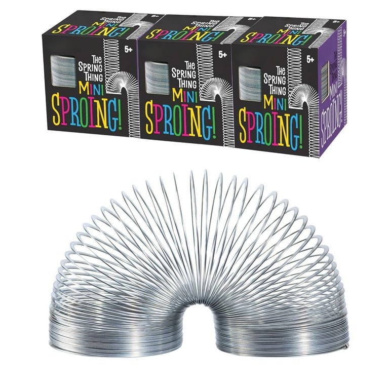 Slinky Original Walking Spring Toy Classic Metal 2.75 Inches for Kids Ages 5 Up