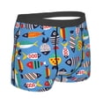 thumbnail image 2 of KLL Cute Flat Fish Men's Cotton Boxer Briefs Underwear-XX-Large, 2 of 8