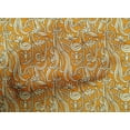 thumbnail image 4 of oneOone Cotton Poplin Fabric Leaves & Floral Block Printed Craft Fabric BTY 56 Inch Wide, 4 of 4