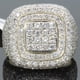 thumbnail image 2 of Sonducket Anillo estilo callejero con brillo radiante para diamantes atrevidos e intrépidos, anillo brillante, regalo perfecto 8 # Type3 NO3, 2 of 6