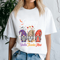 thumbnail image 2 of Happy Hallothanksmas Tshirt, Halloween Thanksgiving Christmas Shirt, Holiday Season Tee, Turkey Gift, Vintage Ghost ,Merry Christmas, 2 of 5
