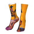 thumbnail image 6 of Salouo Cliff Western Cowboy Pattern Fun Novelty Crew Socks,Casual Athletic Socks Neutral Socks, 6 of 7