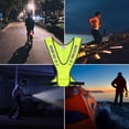 thumbnail image 3 of High Visibility Safety Vest Outdoor Sports Running Cycling Reflective Vest with Pocket, 3 of 8